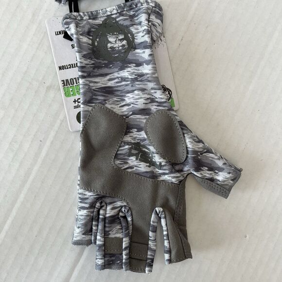 Fish Monkey Half Finger Guide Glove Non-Slip UPF 50+ Synthetic/Leather Palm L - Picture 4 of 6